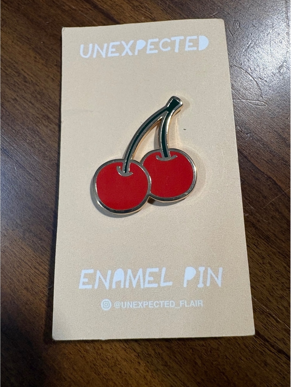 Cherries Enamel Pin